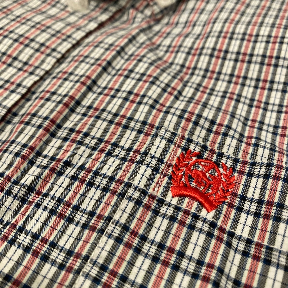 Cinch - button up black and red plaid size Large Men's shirt - Picture 3 of 7